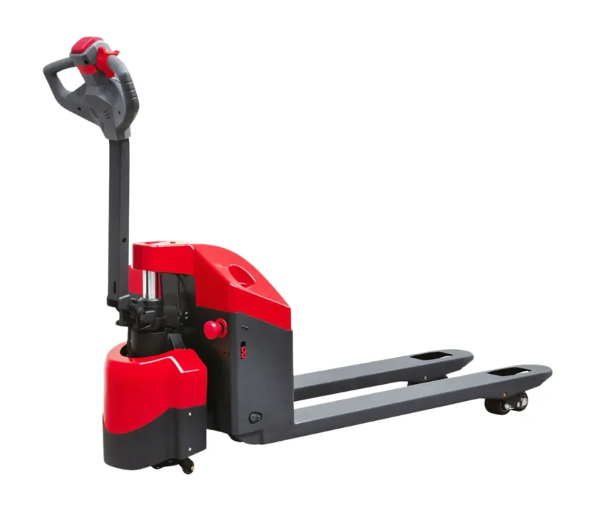 3,300 lb electric pallet jack side view